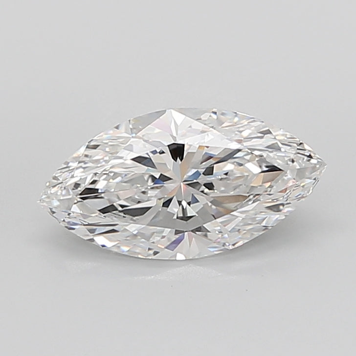 4.08 Carat Marquise Shaped, Ideal Cut, E Color, VVS2 Clarity, IGI Certified Lab Grown Diamond