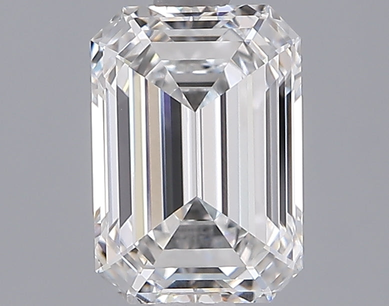 2.05 Carat Emerald Shaped, Ideal Cut, E Color, VVS2 Clarity, IGI Certified Lab Grown Diamond