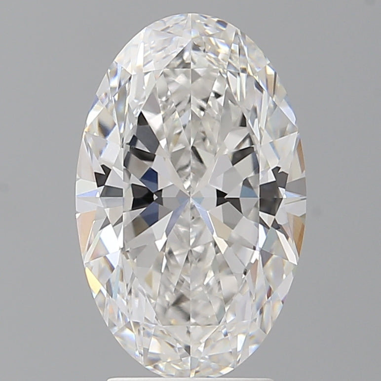3.59 Carat Oval Shaped, Ideal Cut, E Color, VVS2 Clarity, IGI Certified Lab Grown Diamond