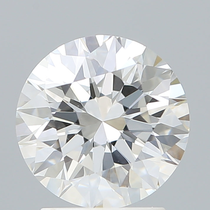 2.17 Carat Round Shaped, Excellent Cut, F Color, VVS2 Clarity, IGI Certified Lab Grown Diamond