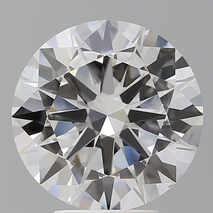 4.54 Carat Round Shaped, Excellent Cut, F Color, VVS2 Clarity, IGI Certified Lab Grown Diamond