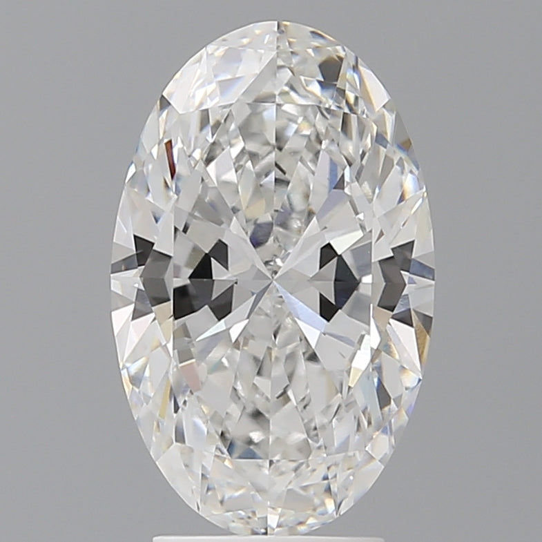 3.57 Carat Oval Shaped, Ideal Cut, E Color, VVS2 Clarity, IGI Certified Lab Grown Diamond