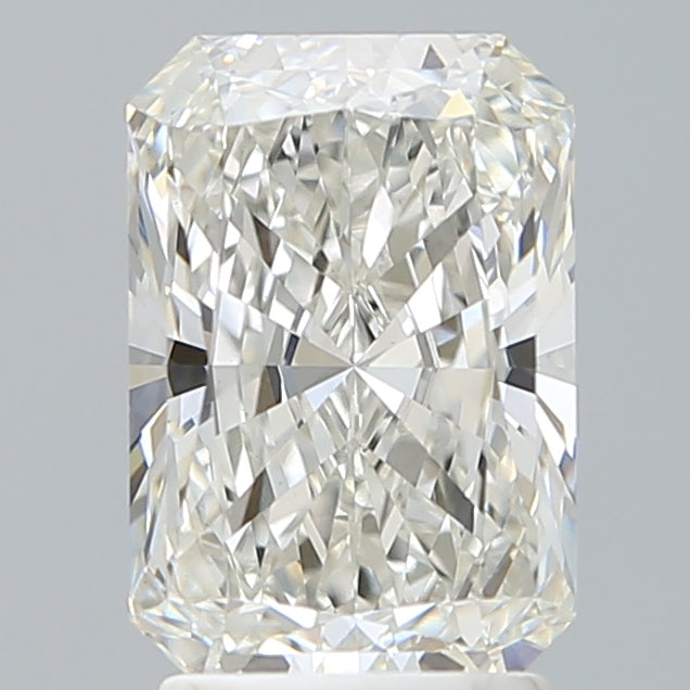 2.52 Carat Radiant Shaped, Ideal Cut, G Color, VVS2 Clarity, IGI Certified Lab Grown Diamond