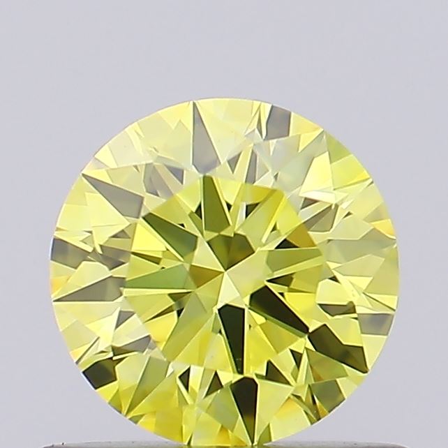 0.63 Carat Round Shaped, Ideal Cut, VVS2 Clarity, IGI Certified Lab Grown Diamond