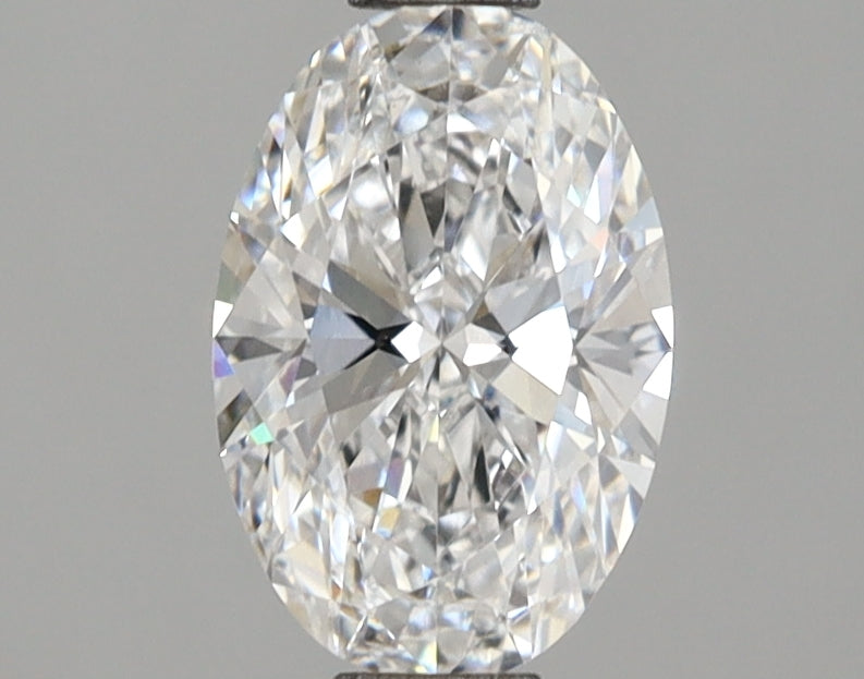1.10 Carat Oval Shaped, Ideal Cut, D Color, VVS2 Clarity, IGI Certified Lab Grown Diamond