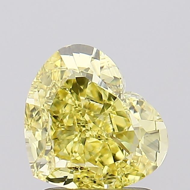 1.70 Carat Heart Shaped, Very Good Cut, VS2 Clarity, IGI Certified Lab Grown Diamond