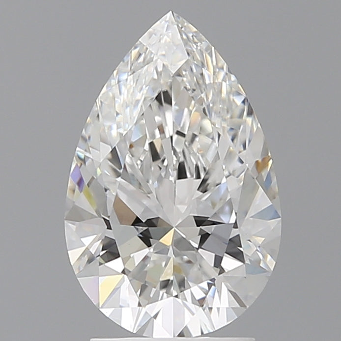 2.59 Carat Pear Shaped, Ideal Cut, E Color, VVS2 Clarity, IGI Certified Lab Grown Diamond