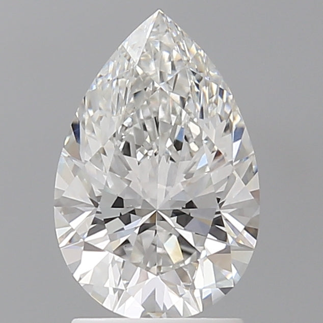 2.02 Carat Pear Shaped, Ideal Cut, F Color, VVS2 Clarity, IGI Certified Lab Grown Diamond