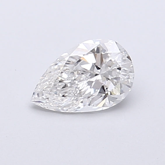 0.44 Carat Pear Shaped, Very Good Cut, E Color, VVS2 Clarity, IGI Certified Lab Grown Diamond
