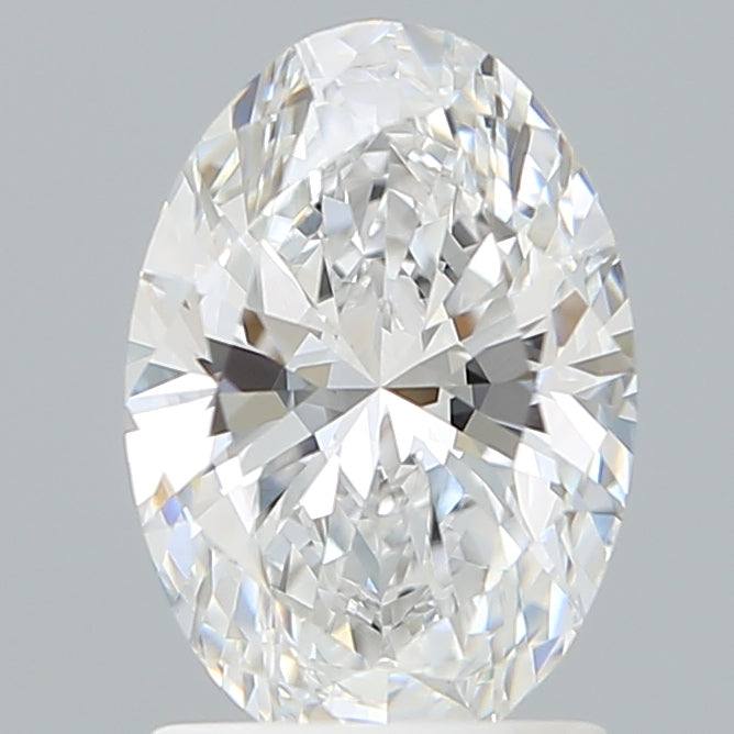 1.58 Carat Oval Shaped, Ideal Cut, D Color, VVS2 Clarity, IGI Certified Lab Grown Diamond