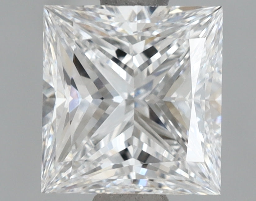 1.51 Carat Princess Shaped, Ideal Cut, D Color, VVS1 Clarity, IGI Certified Lab Grown Diamond