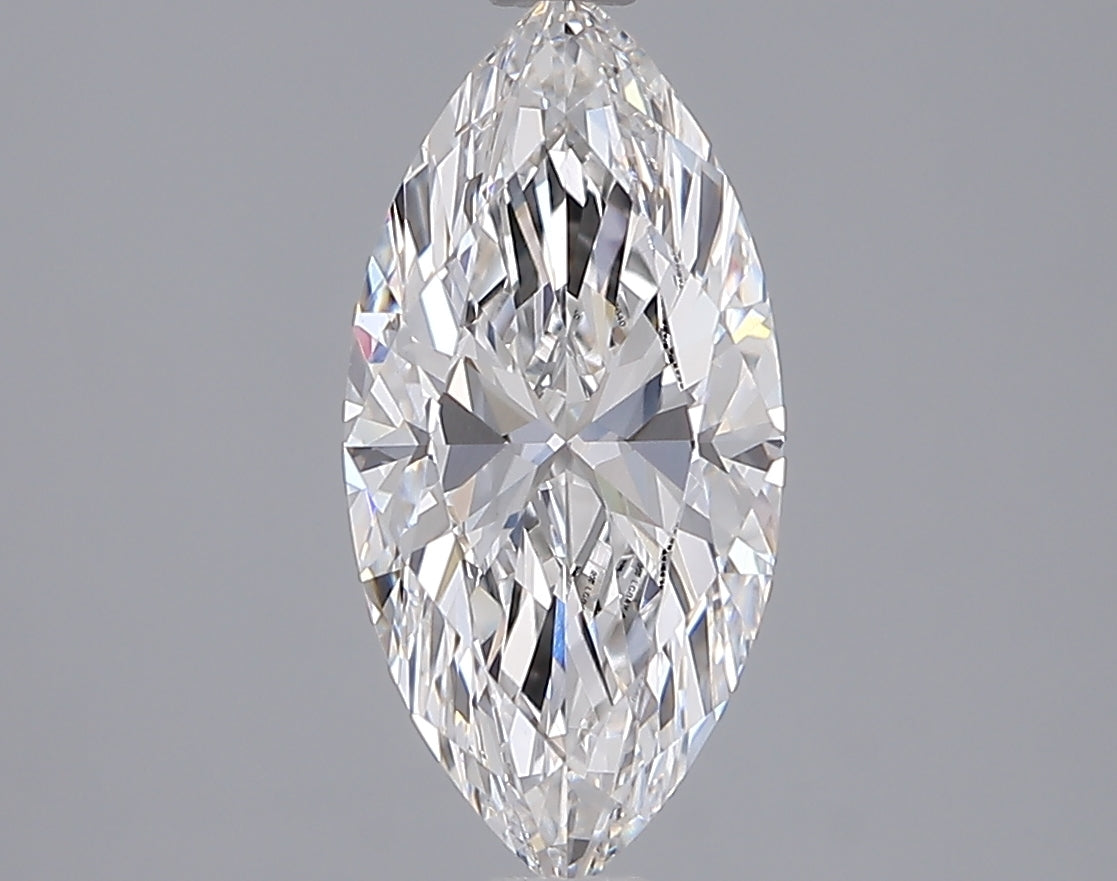 2.00 Carat Marquise Shaped, Ideal Cut, E Color, VVS2 Clarity, IGI Certified Lab Grown Diamond