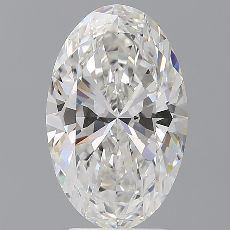 4.00 Carat Oval Shaped, Ideal Cut, F Color, VS1 Clarity, IGI Certified Lab Grown Diamond