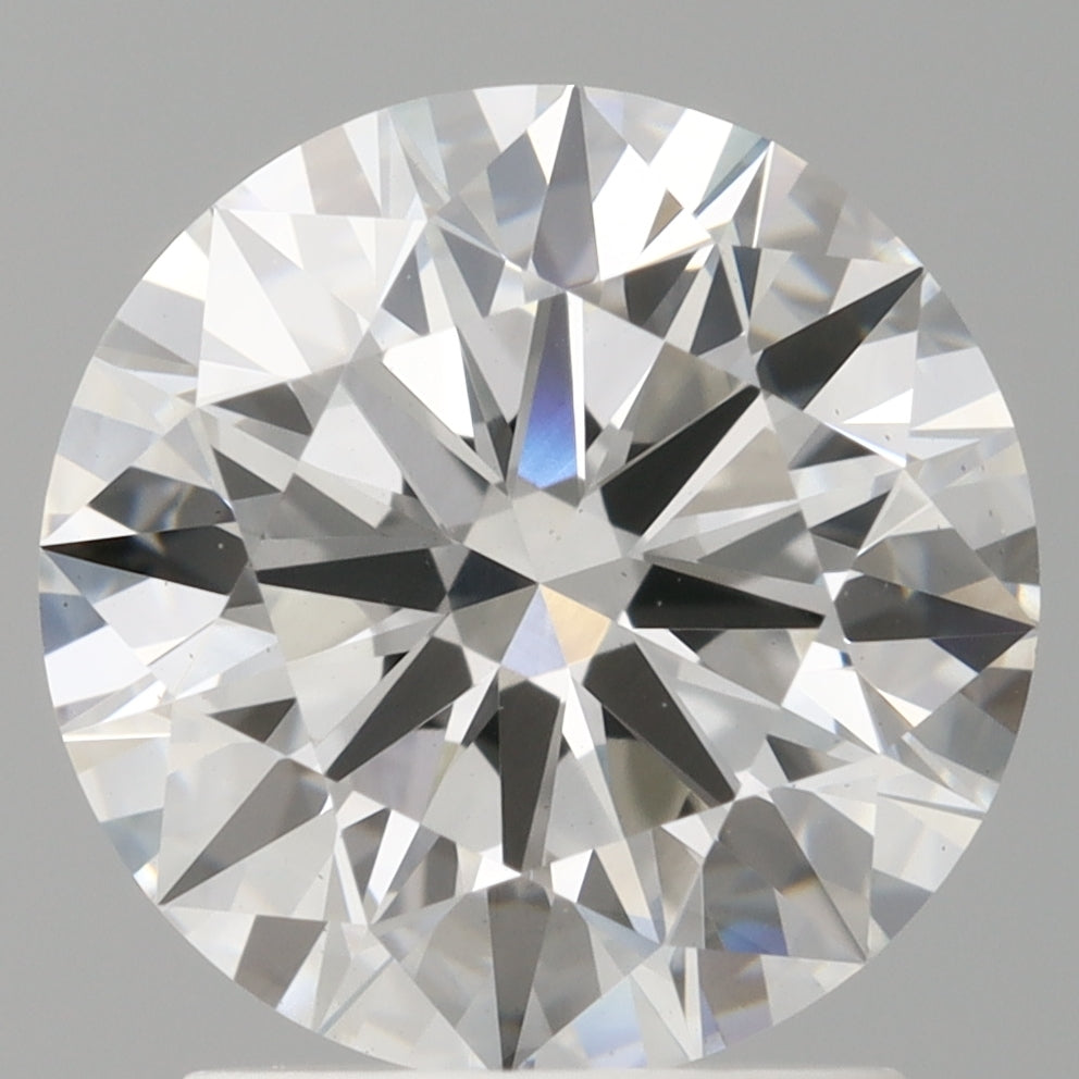 2.08 Carat Round Shaped, Ideal Cut, E Color, VVS2 Clarity, IGI Certified Lab Grown Diamond