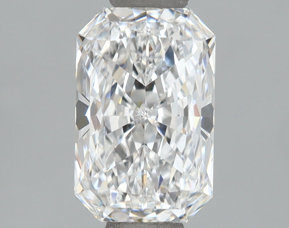 1.04 Carat Radiant Shaped, Ideal Cut, D Color, VVS1 Clarity, IGI Certified Lab Grown Diamond