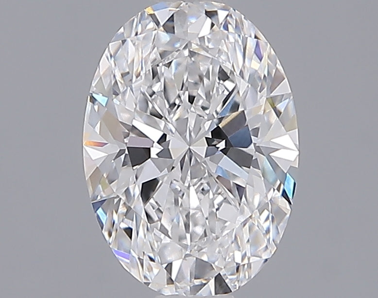 1.51 Carat Oval Shaped, Ideal Cut, D Color, VVS2 Clarity, IGI Certified Lab Grown Diamond