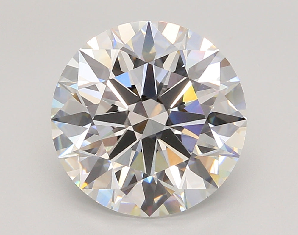 5.01 Carat Round Shaped, Ideal Cut, E Color, VVS1 Clarity, IGI Certified Lab Grown Diamond