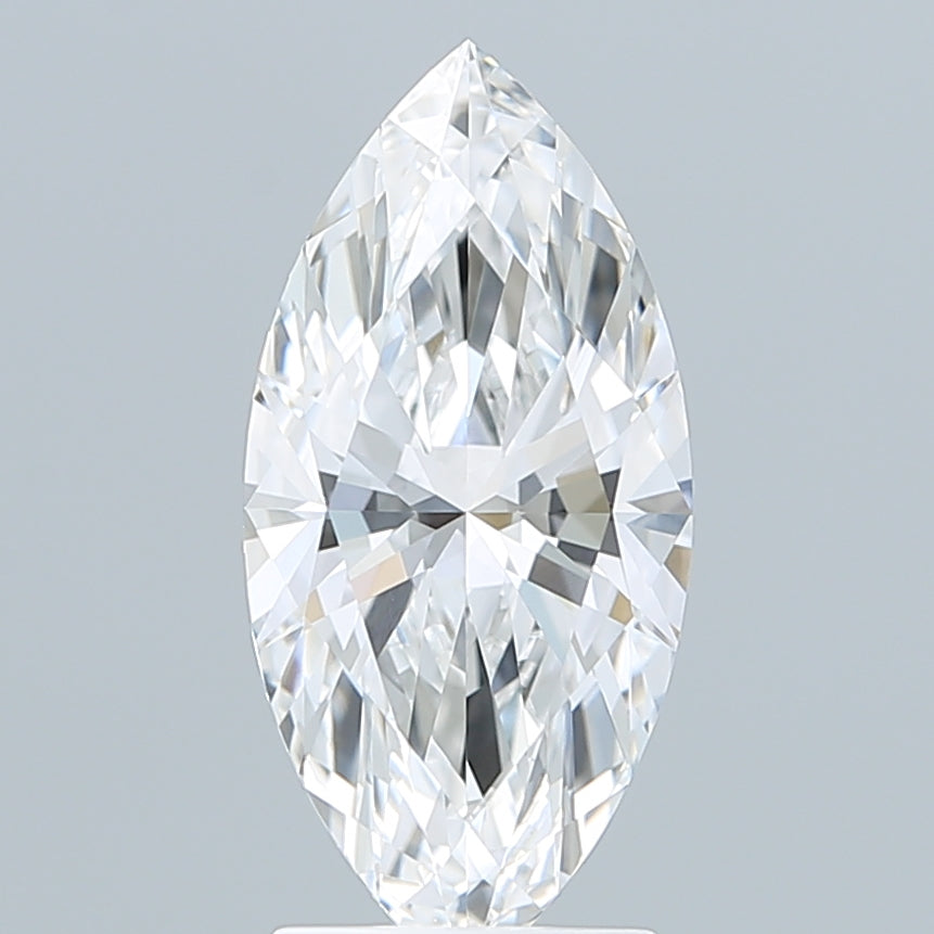 2.22 Carat Marquise Shaped, Ideal Cut, E Color, VVS2 Clarity, IGI Certified Lab Grown Diamond