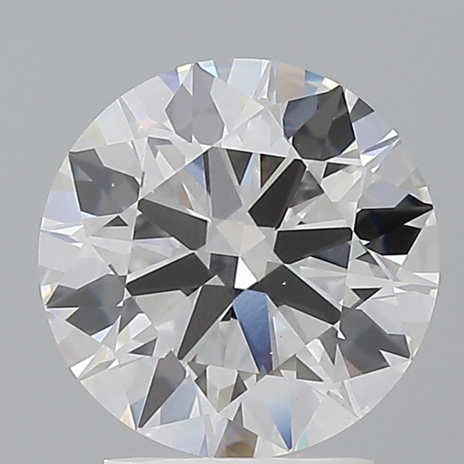 2.57 Carat Round Shaped, Ideal Cut, D Color, VS1 Clarity, IGI Certified Lab Grown Diamond