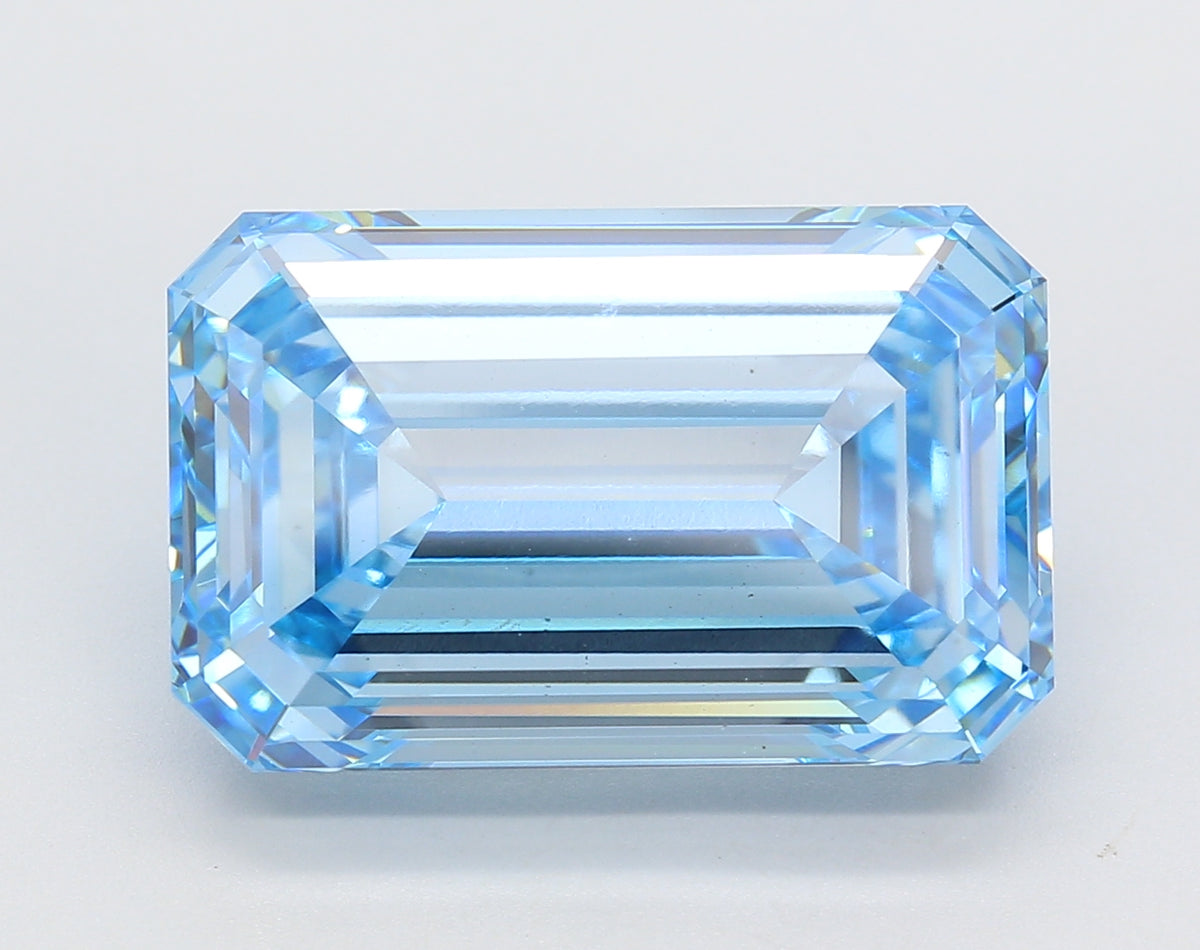 10.54 Carat Emerald Shaped, Ideal Cut, VS1 Clarity, IGI Certified Lab Grown Diamond