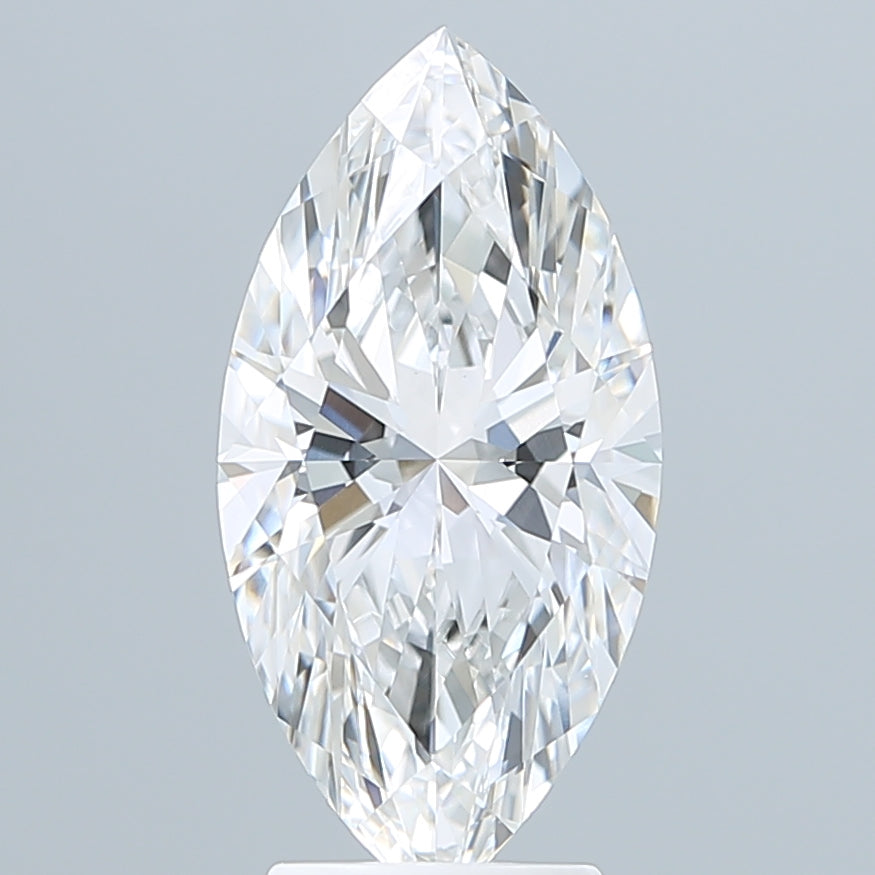 3.56 Carat Marquise Shaped, Ideal Cut, E Color, VVS2 Clarity, IGI Certified Lab Grown Diamond