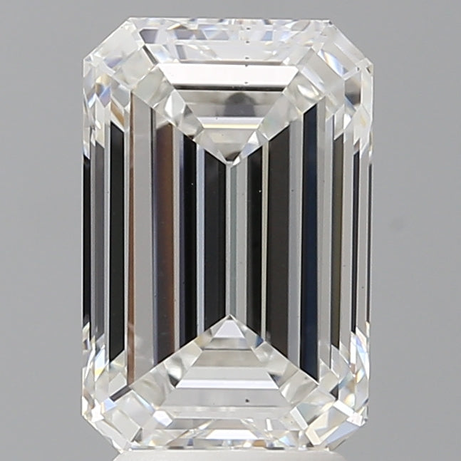 3.56 Carat Emerald Shaped, Ideal Cut, E Color, VS2 Clarity, IGI Certified Lab Grown Diamond