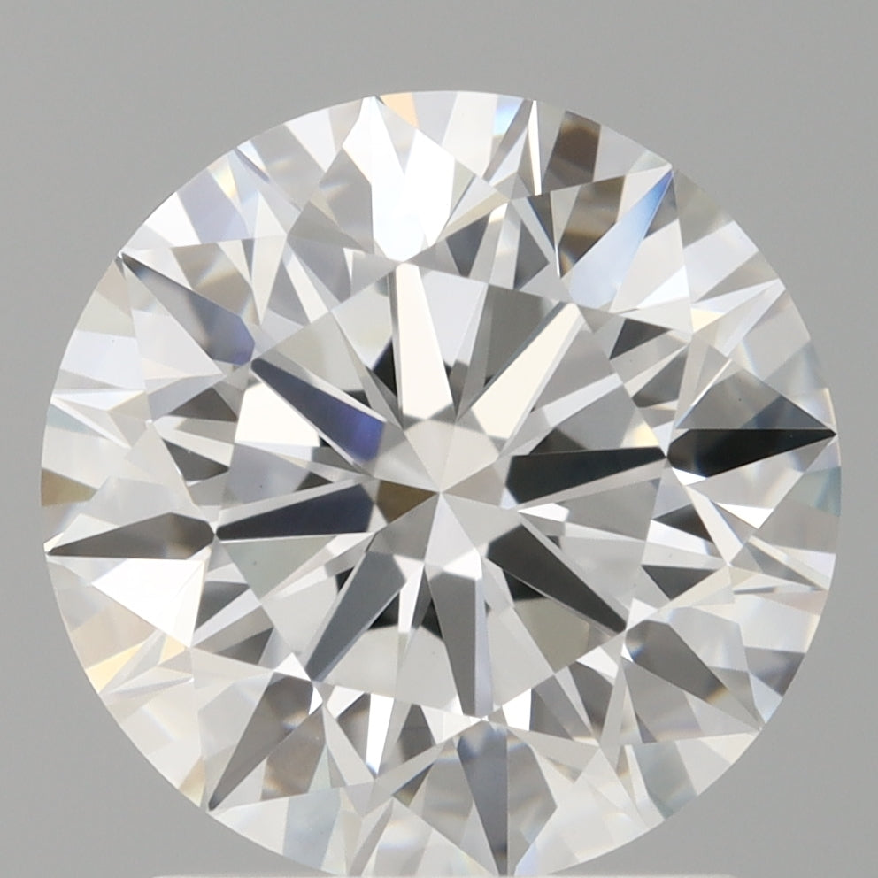 1.97 Carat Round Shaped, Excellent Cut, E Color, VVS2 Clarity, IGI Certified Lab Grown Diamond