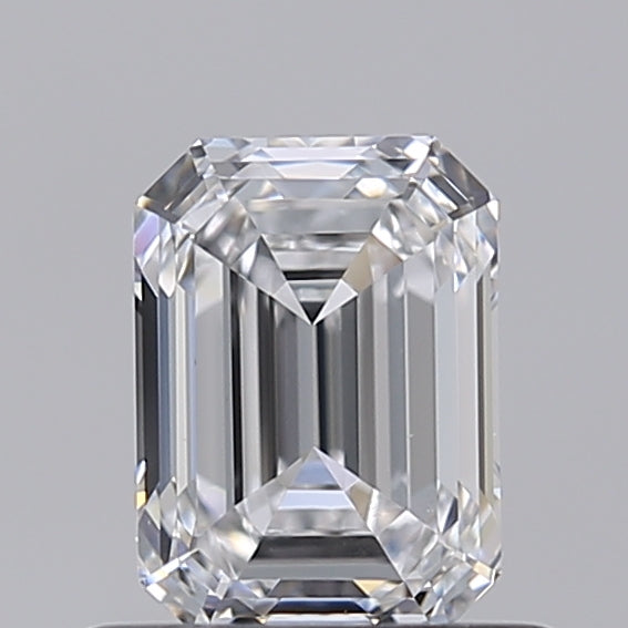 0.70 Carat Emerald Shaped, Ideal Cut, D Color, VS1 Clarity, IGI Certified Lab Grown Diamond