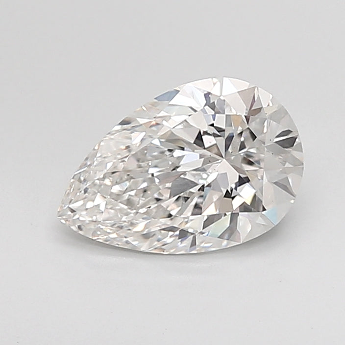 1.75 Carat Pear Shaped, Ideal Cut, F Color, VS2 Clarity, IGI Certified Lab Grown Diamond