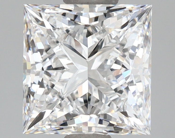 2.27 Carat Princess Shaped, Ideal Cut, D Color, VVS1 Clarity, IGI Certified Lab Grown Diamond