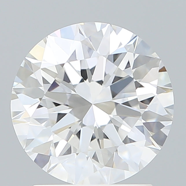 2.10 Carat Round Shaped, Excellent Cut, E Color, VVS2 Clarity, IGI Certified Lab Grown Diamond
