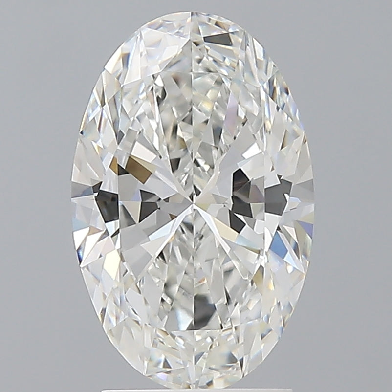 2.59 Carat Oval Shaped, Ideal Cut, F Color, VVS2 Clarity, IGI Certified Lab Grown Diamond