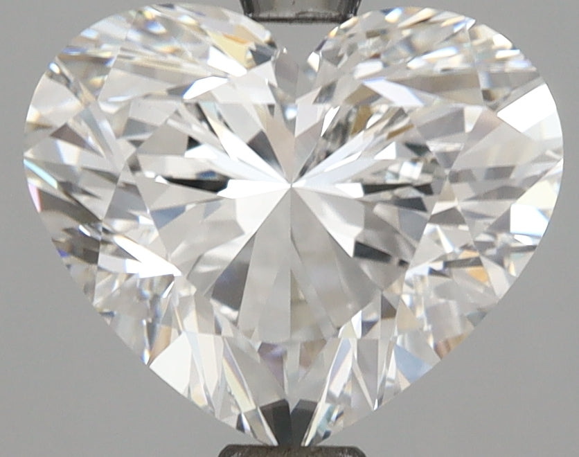 3.56 Carat Heart Shaped, Ideal Cut, E Color, VVS2 Clarity, IGI Certified Lab Grown Diamond
