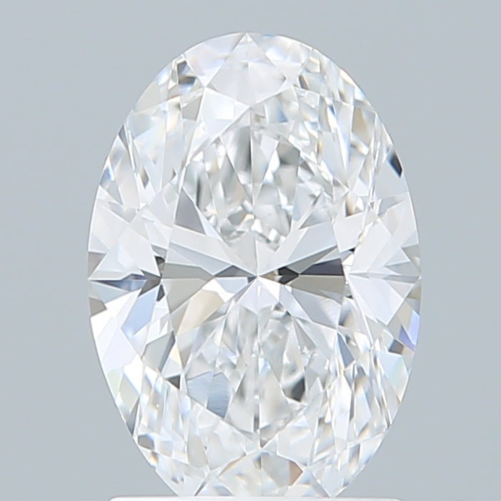 1.69 Carat Oval Shaped, Excellent Cut, D Color, VVS2 Clarity, IGI Certified Lab Grown Diamond