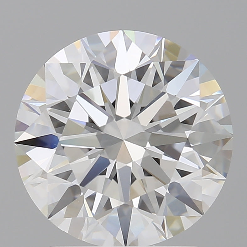 2.59 Carat Round Shaped, Ideal Cut, F Color, VVS2 Clarity, IGI Certified Lab Grown Diamond