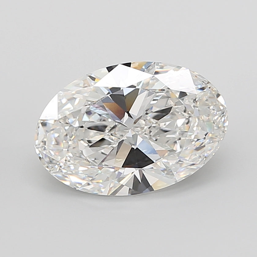 10.03 Carat Oval Shaped, Ideal Cut, F Color, VS1 Clarity, IGI Certified Lab Grown Diamond