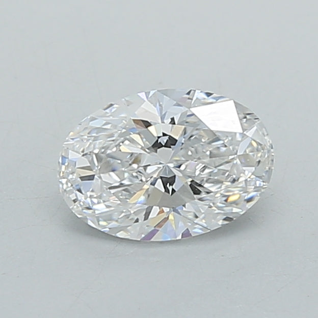 0.53 Carat Oval Shaped, Ideal Cut, D Color, VVS1 Clarity, IGI Certified Lab Grown Diamond