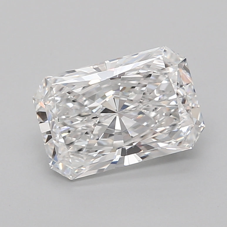 2.07 Carat Radiant Shaped, Excellent Cut, D Color, VVS2 Clarity, IGI Certified Lab Grown Diamond