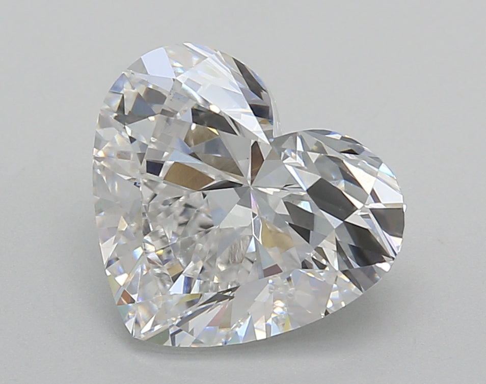 3.01 Carat Heart Shaped, Very Good Cut, D Color, VS1 Clarity, IGI Certified Lab Grown Diamond