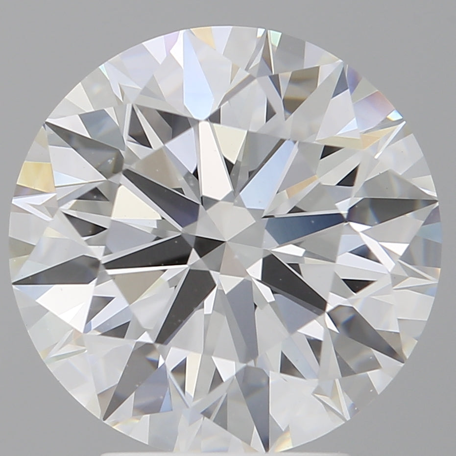 4.03 Carat Round Shaped, Ideal Cut, E Color, VVS2 Clarity, IGI Certified Lab Grown Diamond