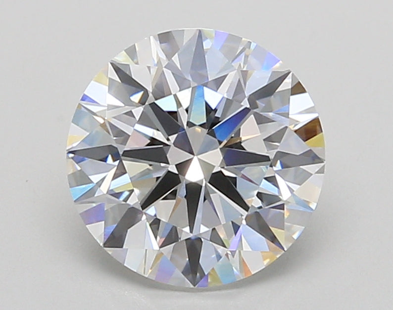 2.52 Carat Round Shaped, Ideal Cut, E Color, VVS2 Clarity, IGI Certified Lab Grown Diamond