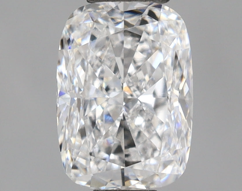 1.05 Carat Cushion Shaped, Ideal Cut, D Color, VVS2 Clarity, IGI Certified Lab Grown Diamond