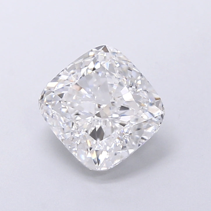 1.72 Carat Cushion Shaped, Very Good Cut, D Color, VVS2 Clarity, IGI Certified Lab Grown Diamond