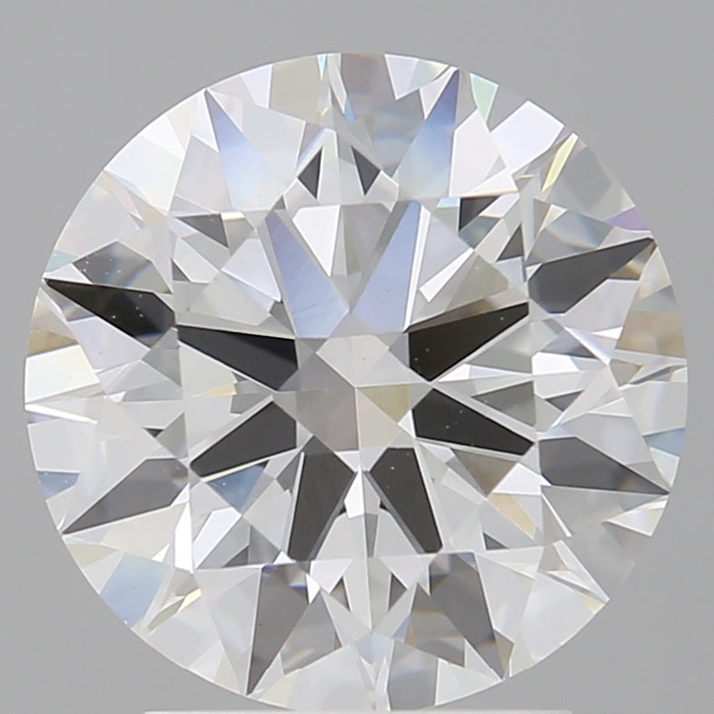 3.05 Carat Round Shaped, Ideal Cut, E Color, VVS2 Clarity, IGI Certified Lab Grown Diamond
