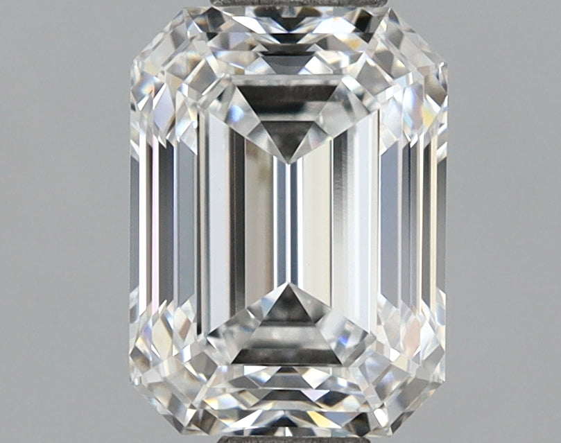 1.61 Carat Emerald Shaped, Ideal Cut, E Color, VVS1 Clarity, IGI Certified Lab Grown Diamond