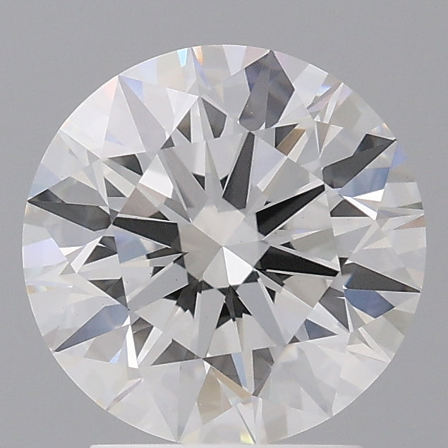 2.58 Carat Round Shaped, Ideal Cut, E Color, VVS2 Clarity, IGI Certified Lab Grown Diamond