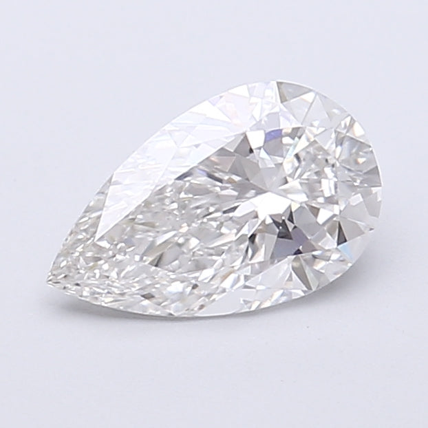 1.00 Carat Pear Shaped, Very Good Cut, F Color, VVS2 Clarity, IGI Certified Lab Grown Diamond