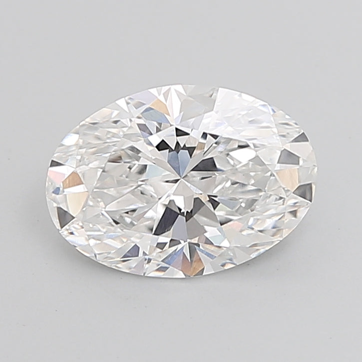 4.03 Carat Oval Shaped, Ideal Cut, D Color, VVS2 Clarity, IGI Certified Lab Grown Diamond