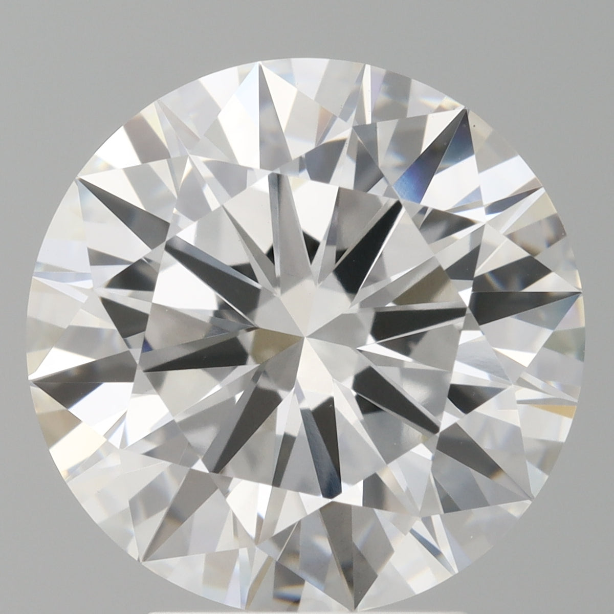 4.05 Carat Round Shaped, Ideal Cut, E Color, VVS2 Clarity, IGI Certified Lab Grown Diamond