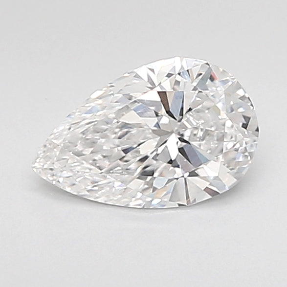 0.66 Carat Pear Shaped, Very Good Cut, D Color, VVS2 Clarity, IGI Certified Lab Grown Diamond